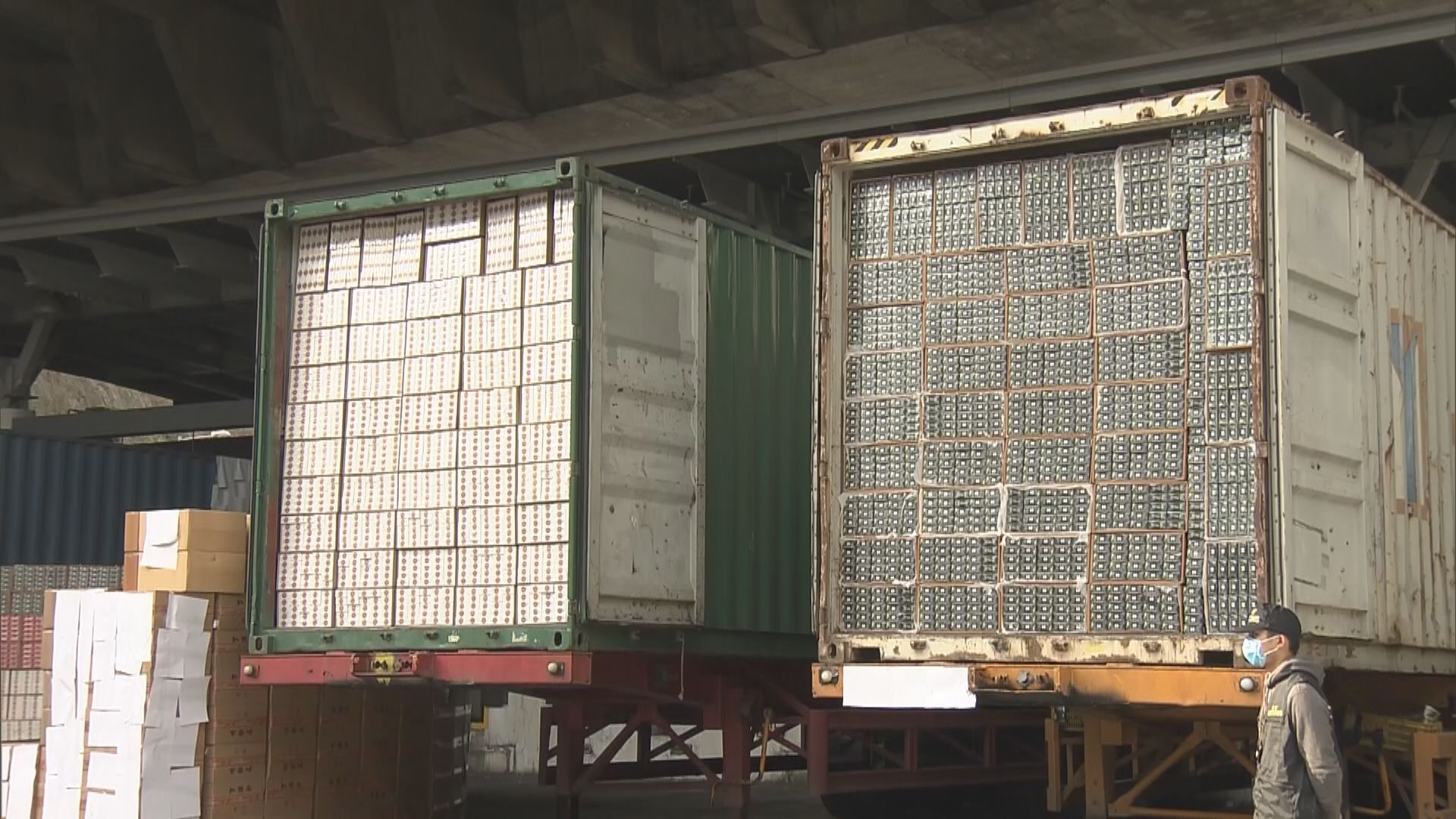 海關偵破走私香煙案　檢3100萬支私煙