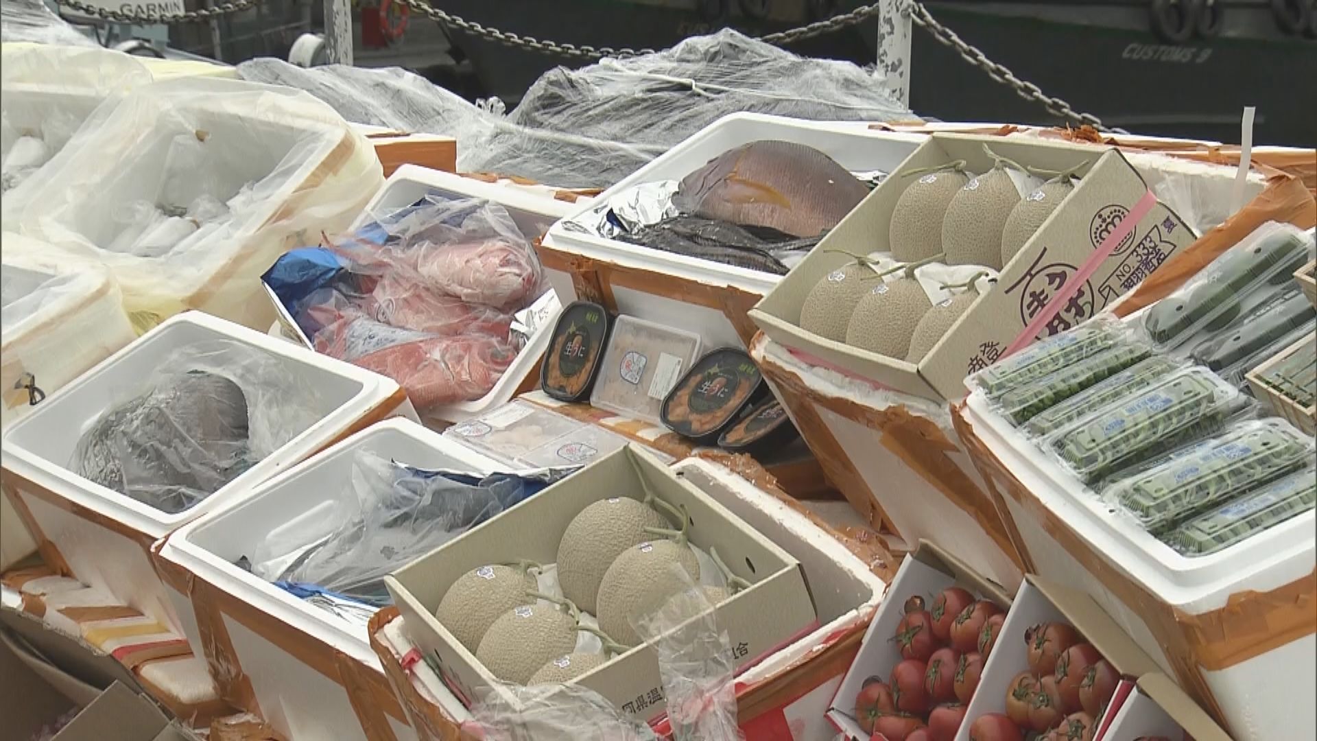 海關檢9噸和牛、海膽等高級食材　市值約150萬