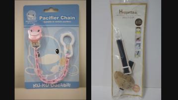 兩款奶嘴夾有致窒息風險 海關禁售籲停用