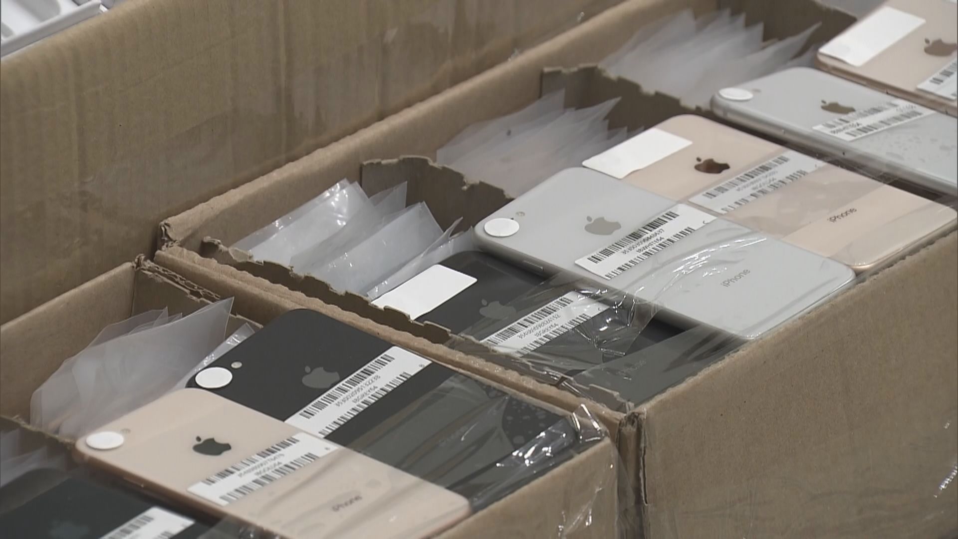 海關搗破懷疑冒牌貨品倉庫拘七人