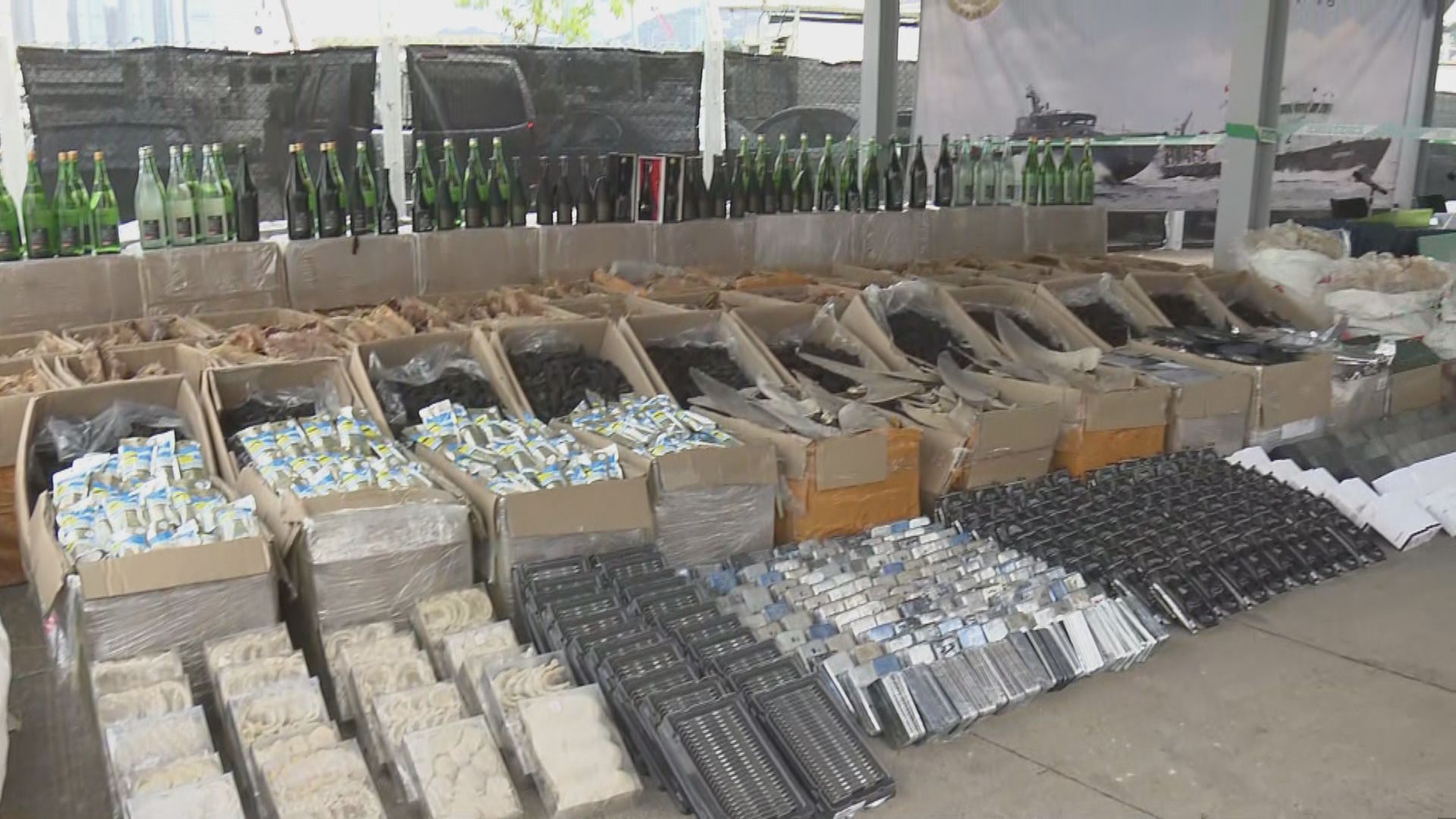 海關破獲懷疑走私案　估計市值逾三千萬元