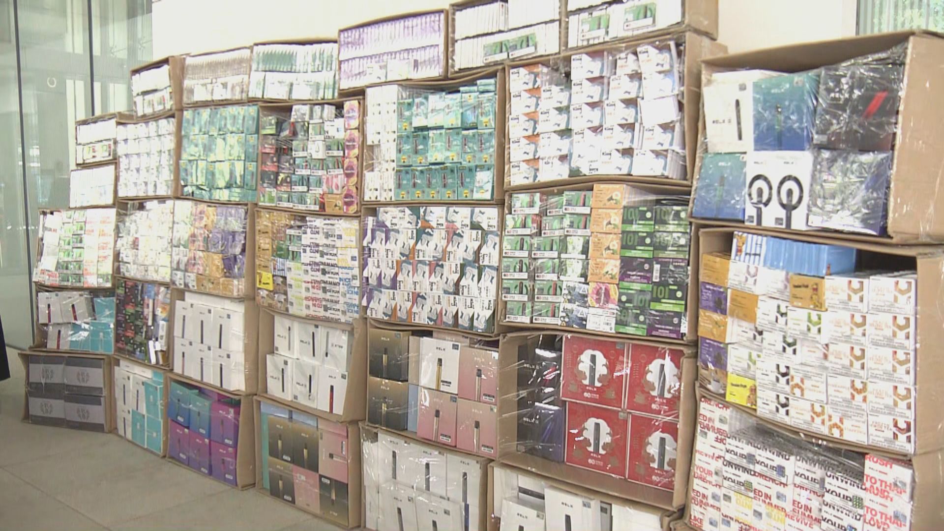 海關衞生署多區搜查檢電子煙產品值逾200萬　拘廿人