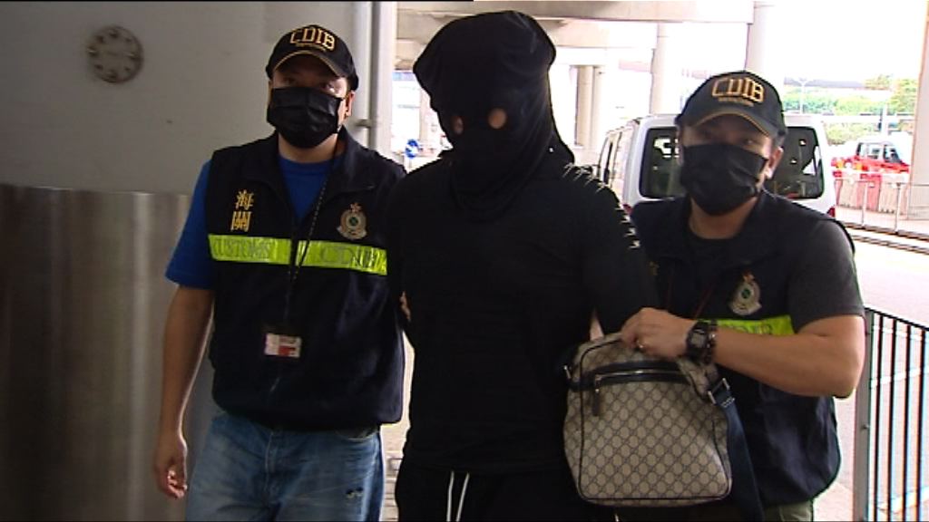 海關機場檢毒品郵包拘3人