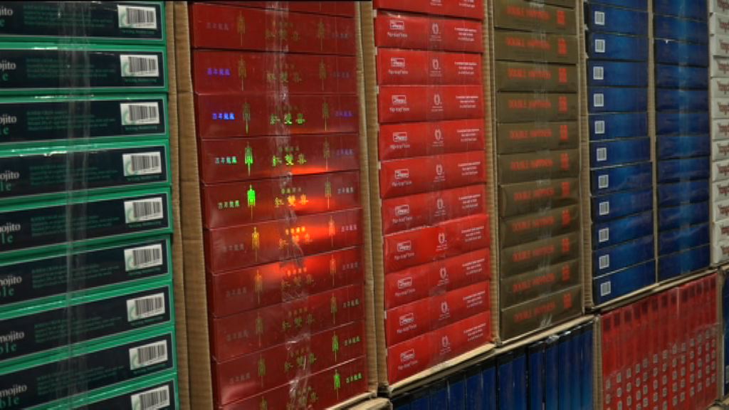 海關深圳灣管制站檢85萬支私煙