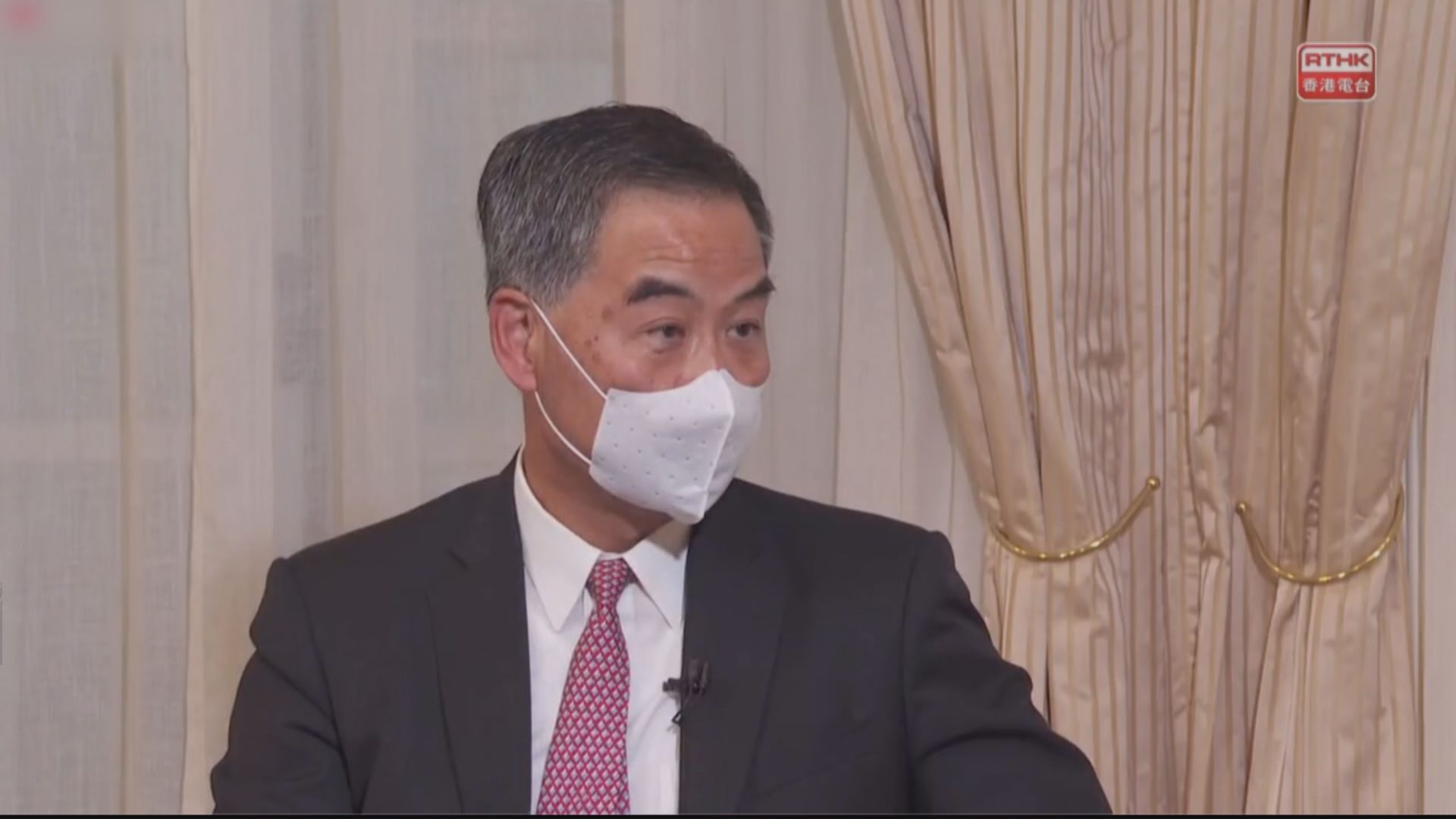 被問及會否再選特首　梁振英：目前無