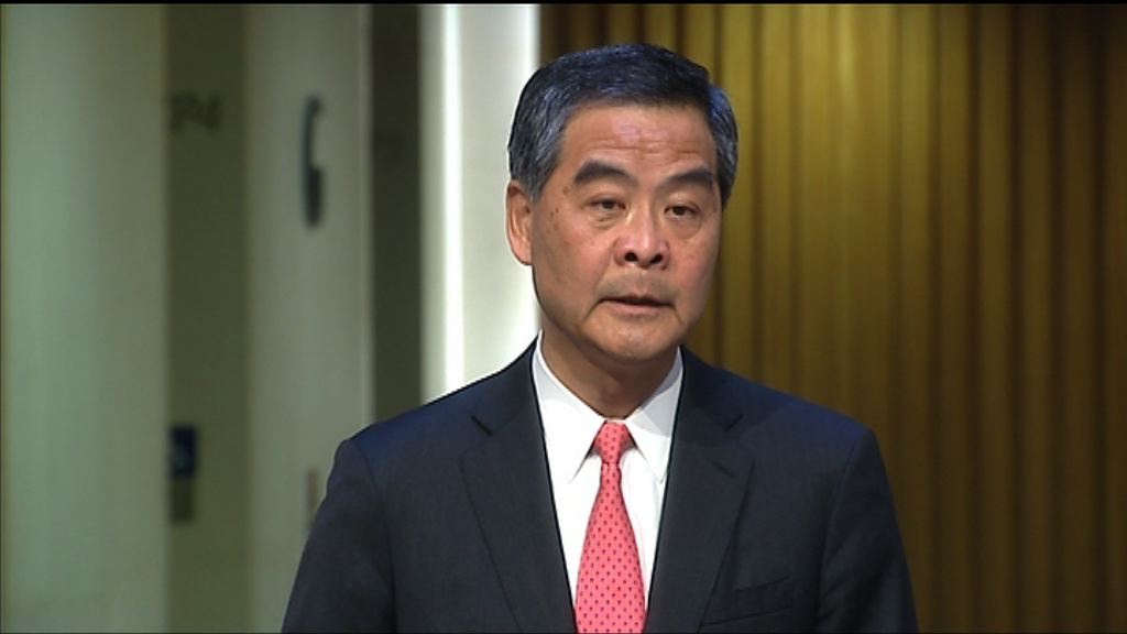 梁振英：對任何程度的自決不能掉以輕心