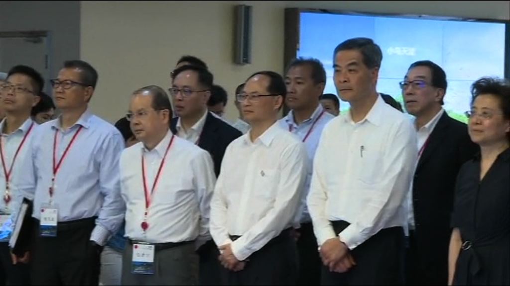 梁振英率考察團到訪江門