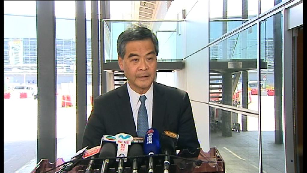 梁振英：某候選人政綱有願景無時間表