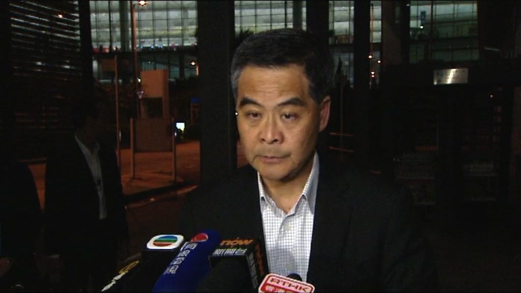 梁振英：會認真跟進鉛水報告建議