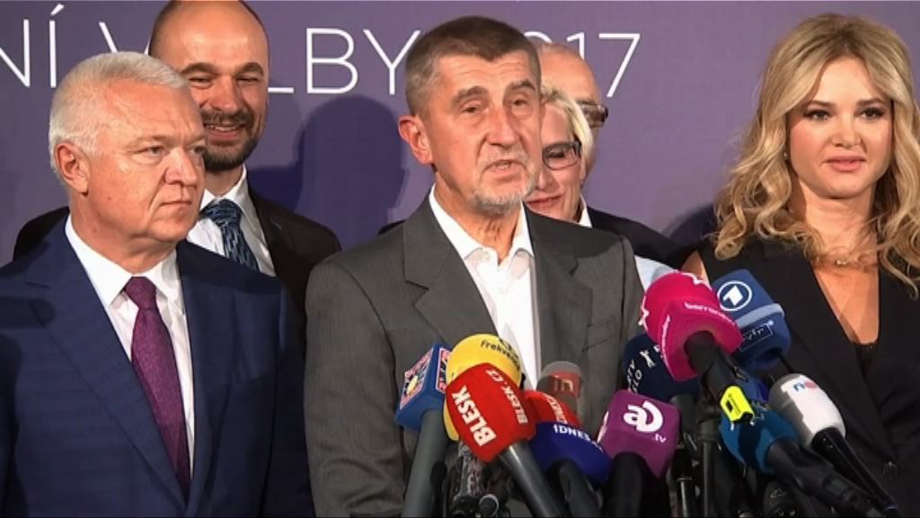 捷克眾議院選舉ANO2011黨勝出