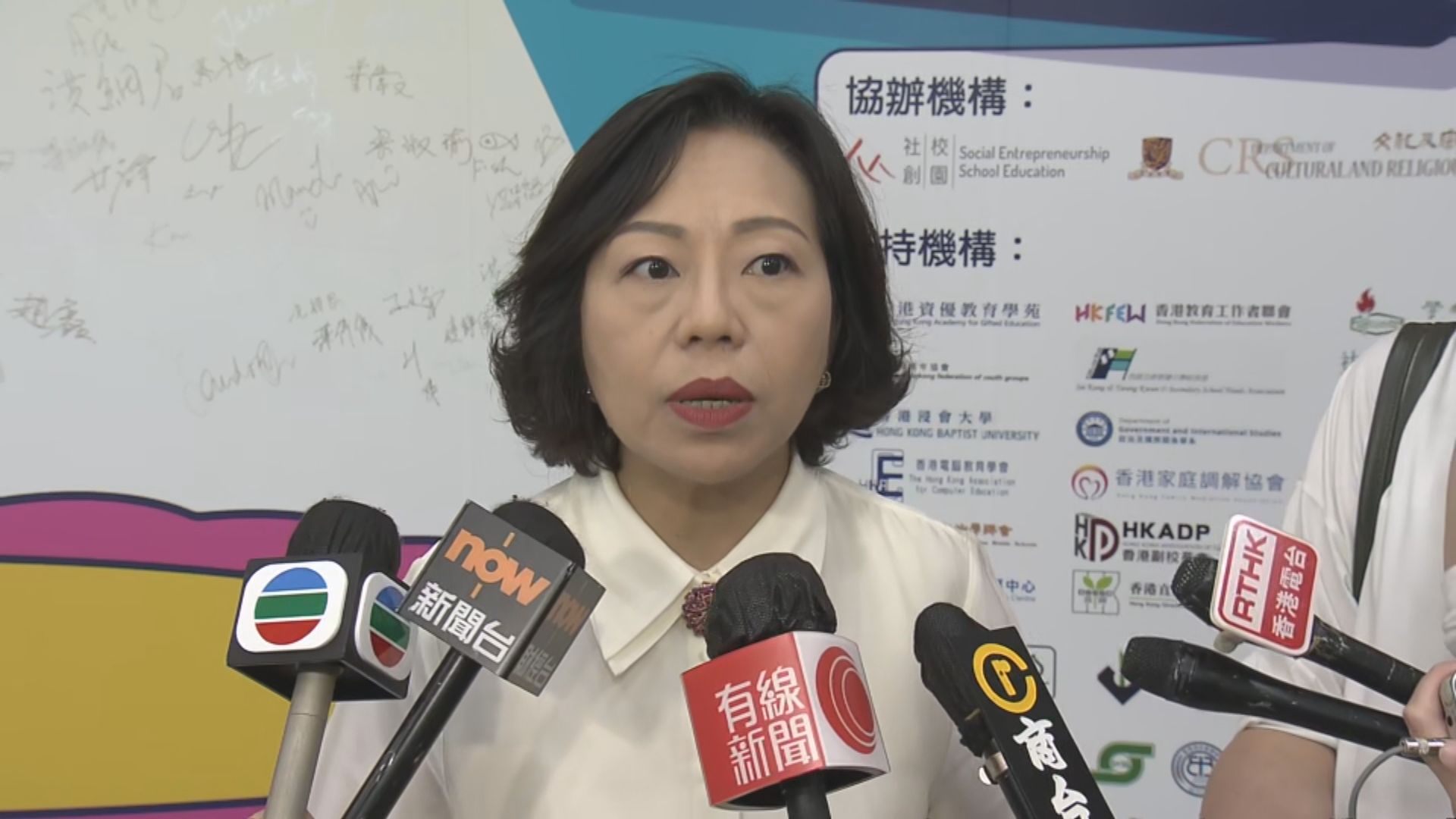 麥美娟：若參選人愛國及有足夠提名 任何政黨都可參選區議會