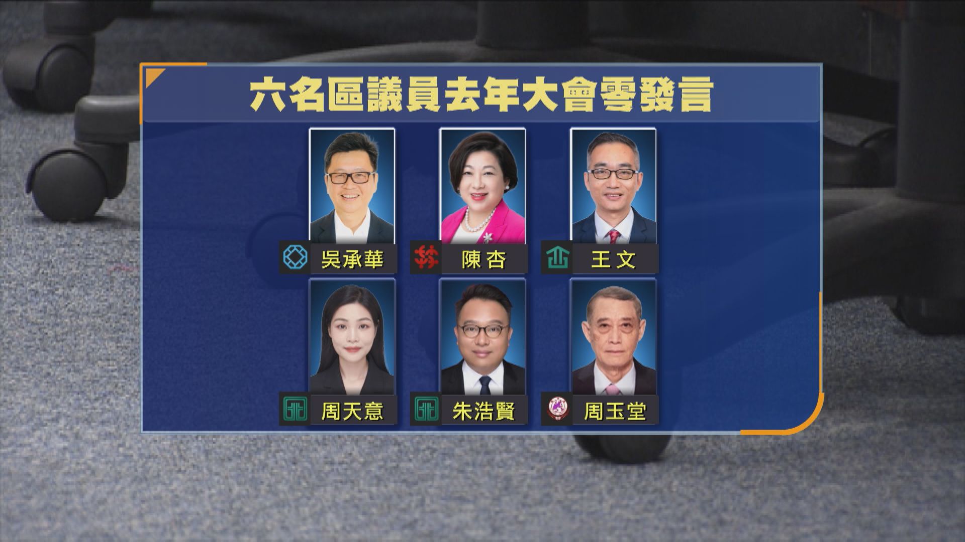 六名區議員大會零發言　麥美娟：毋須「為發言而發言」