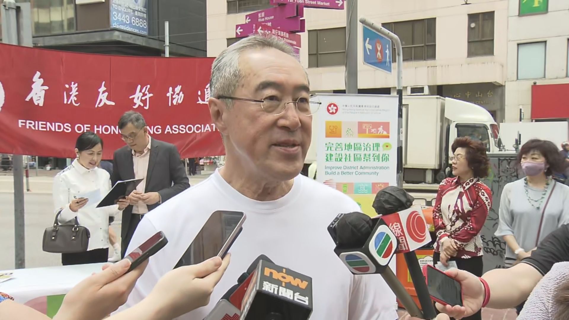 唐英年稱區議會改制可吸引不同背景人士　提高區域治理能力