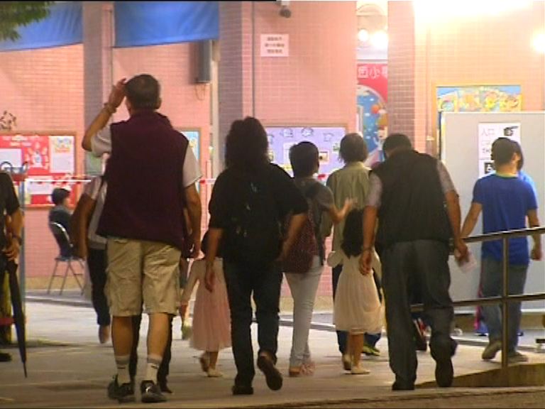 區選傍晚投票率逾03年同期