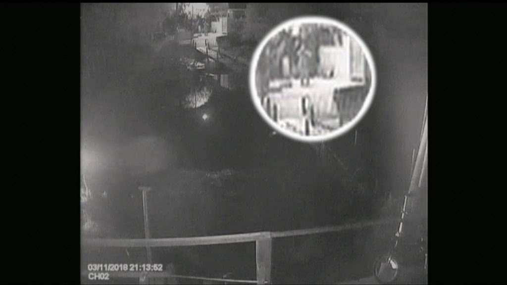 南生圍遭縱火　橫水渡閉路電視攝得起火期間有人出現