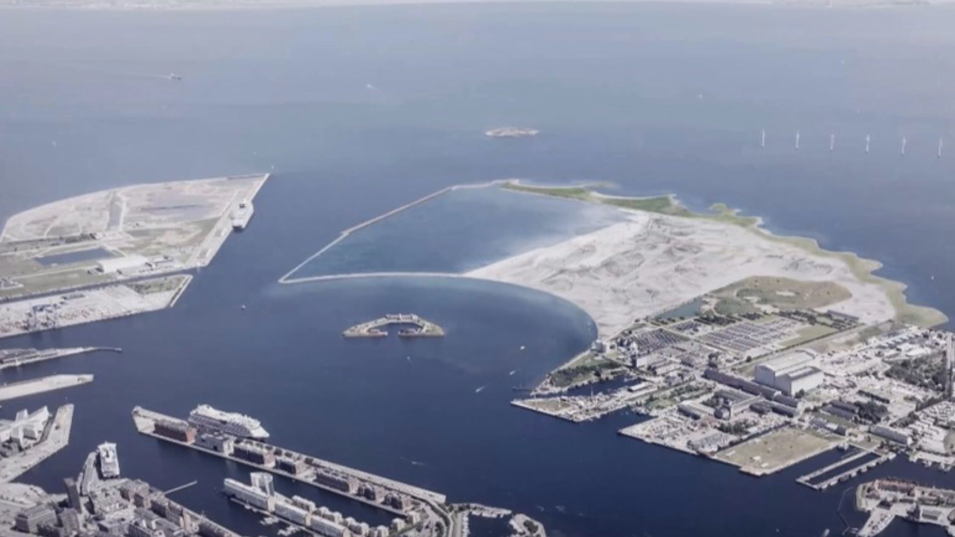 丹麥國會通過興建大型人工島防洪