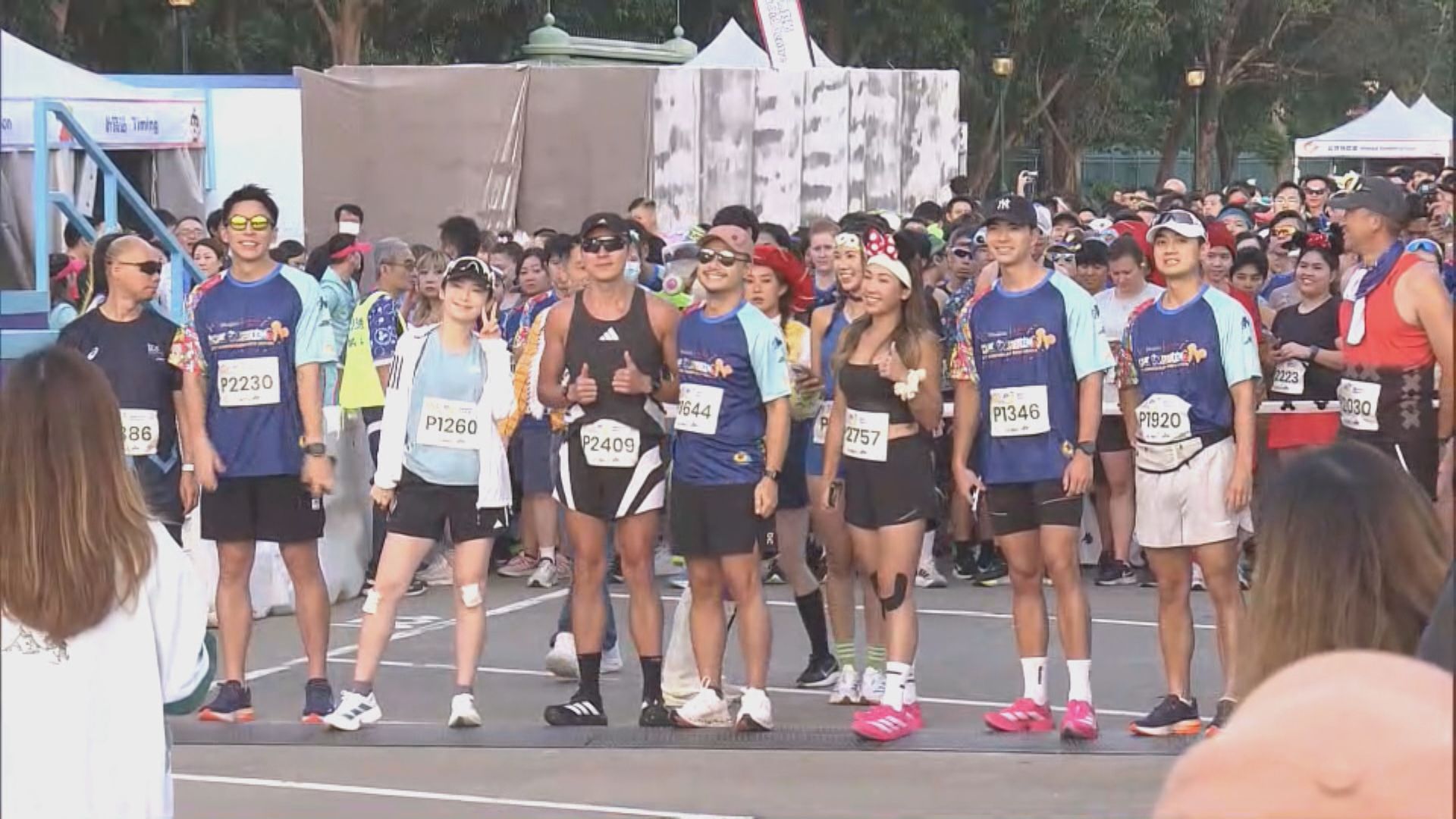 迪士尼辦跑步比賽　逾2.1萬人參加創歷年新高