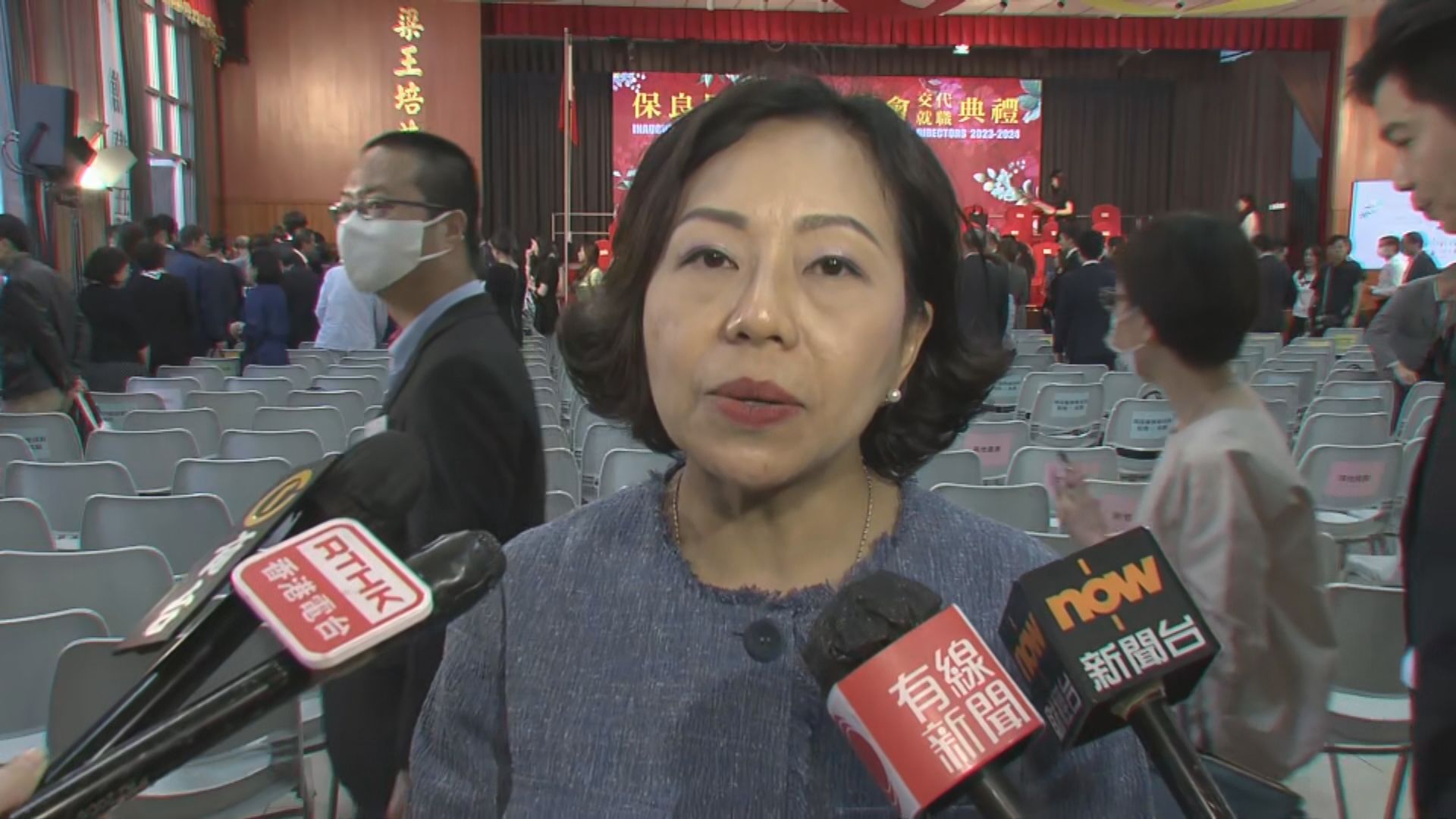 麥美娟未有回應區議會如民選議席大減是否民主倒退 