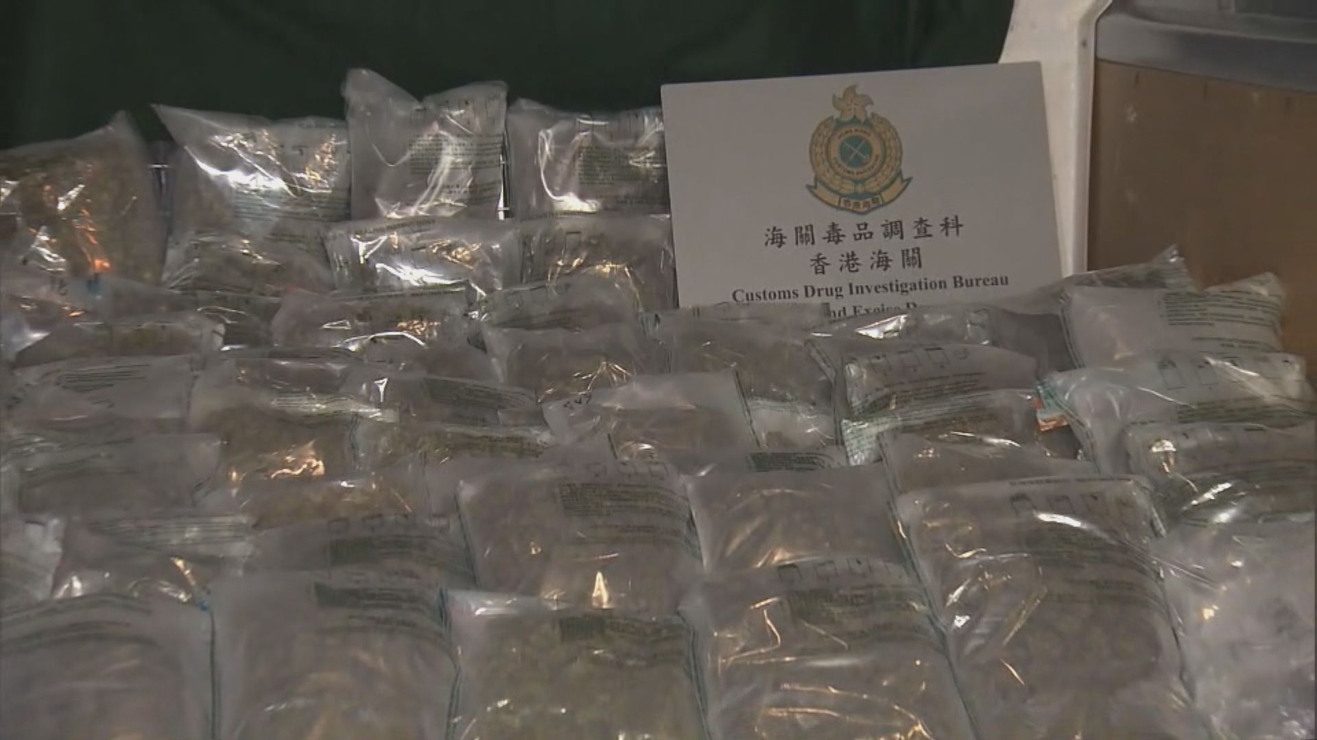 海關破組織嚴密販毒集團　檢870萬元大麻拘三人