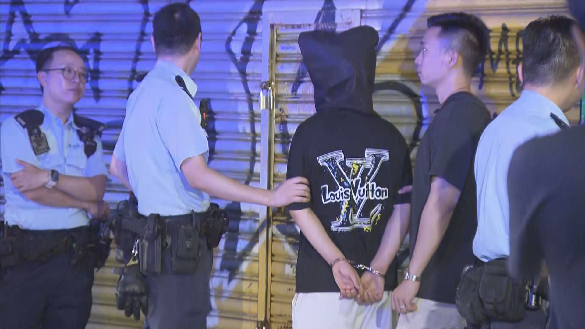 警旺角查可疑車檢毒品拘兩漢