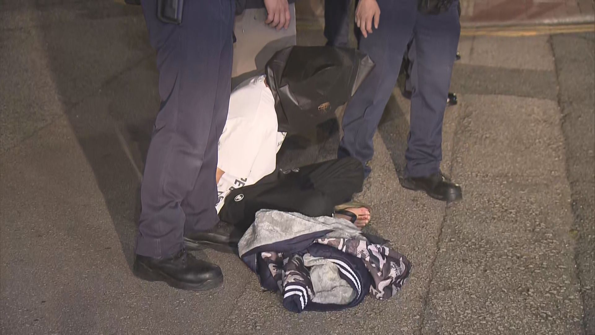 警旺角截可疑車檢毒品拘司機