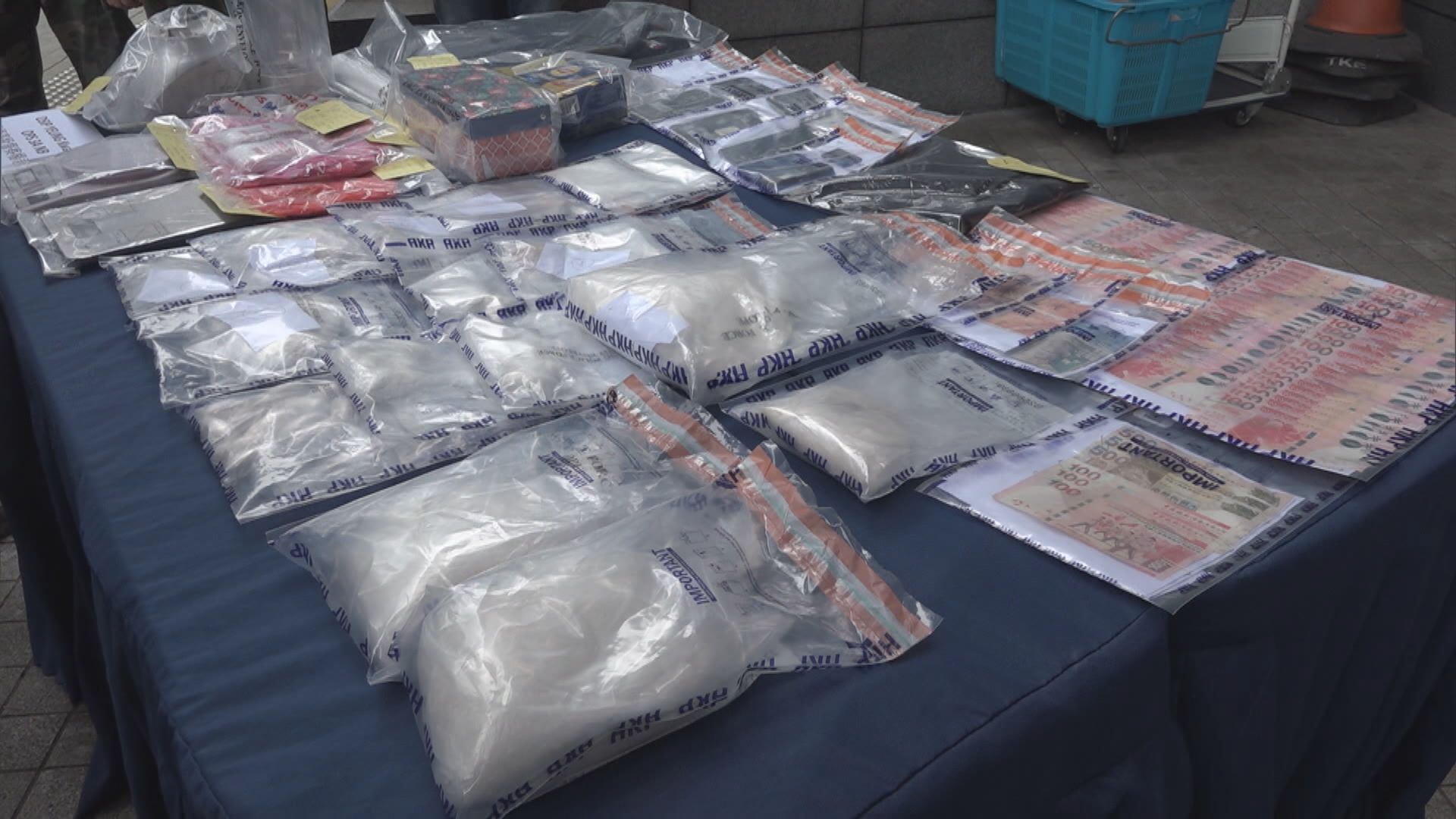 警方重慶大廈拘三外籍漢涉販毒　檢逾三百萬元毒品