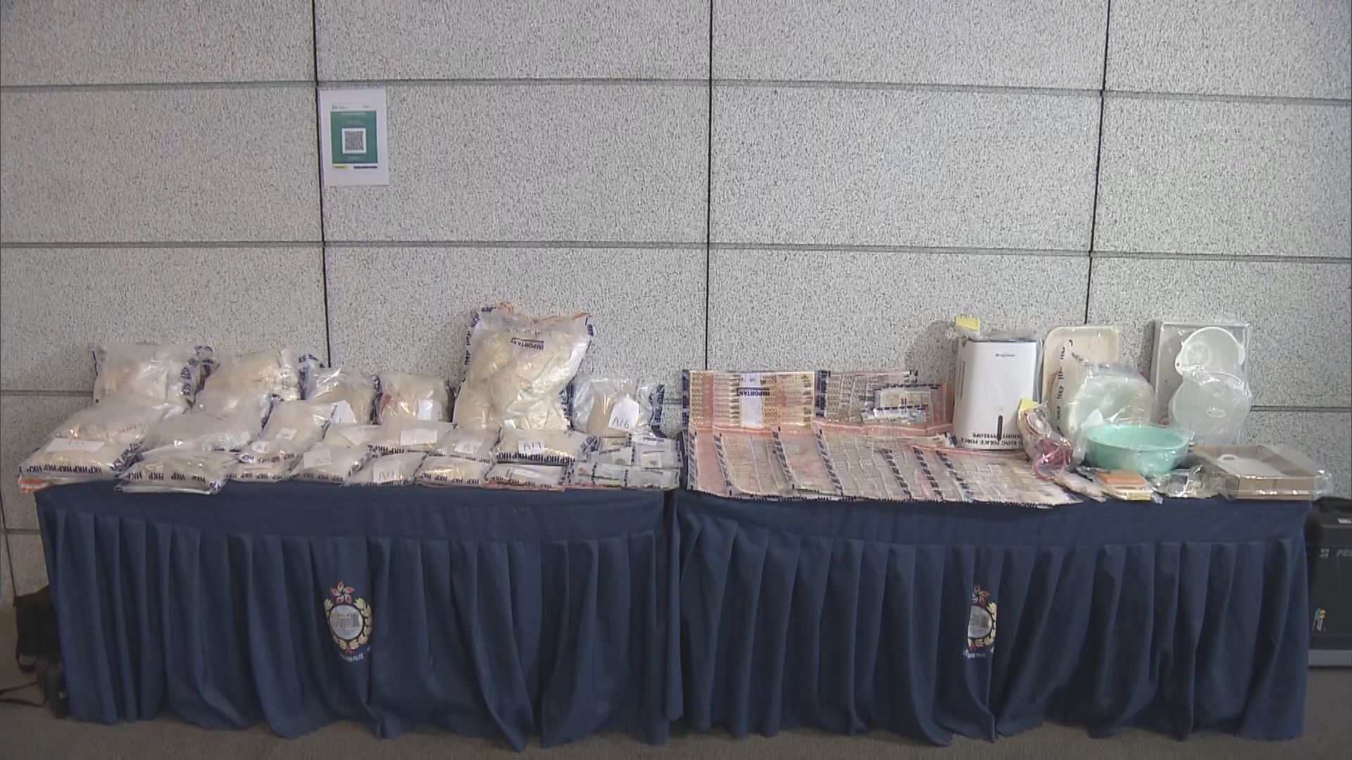 警方檢約值1200萬毒品　三名外籍男女捕