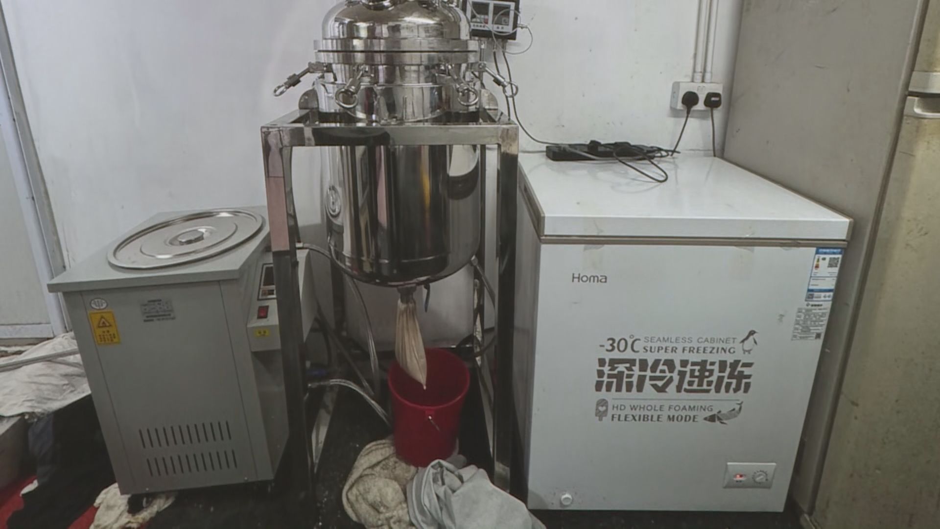 警方搗粉嶺一製毒工場　檢獲約2300萬元懷疑冰毒