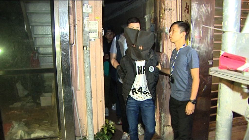 警破毒窟拘三人並檢獲冰毒