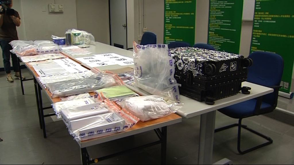 兩男子涉葵涌一酒店製毒被捕