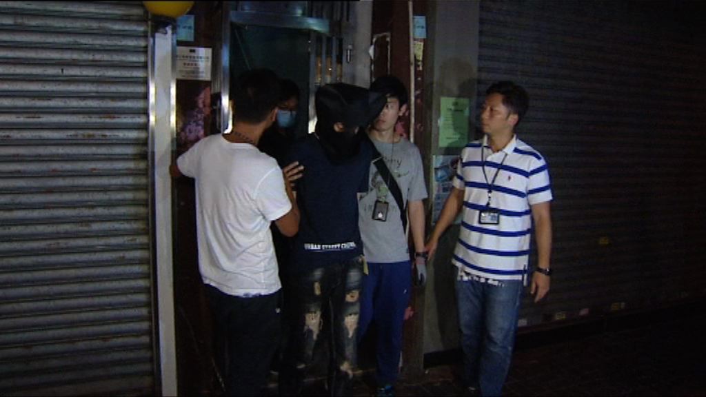 警方旺角掃毒拘四人檢六十萬毒品