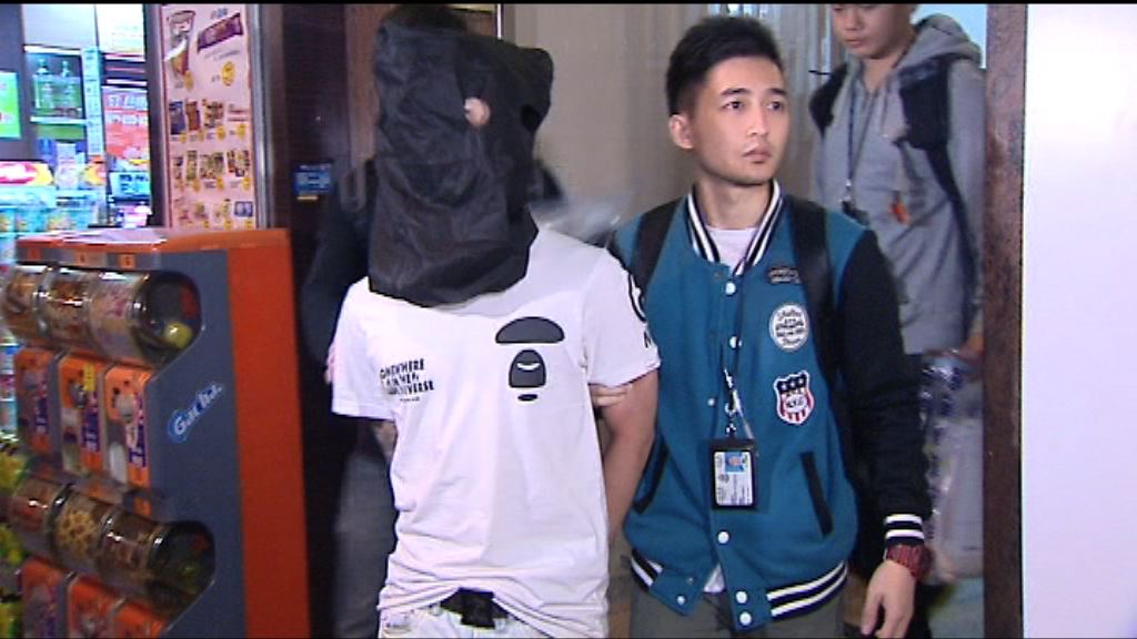 警方旺角拘一青年檢獲100萬K仔