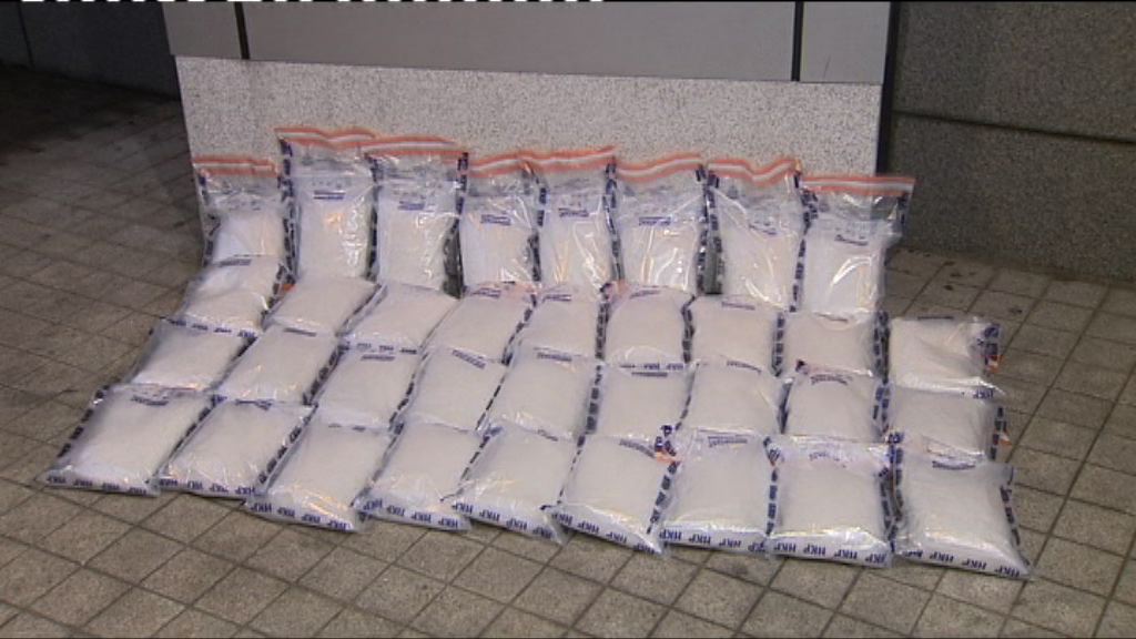 警方油麻地拘四人檢千萬元冰毒