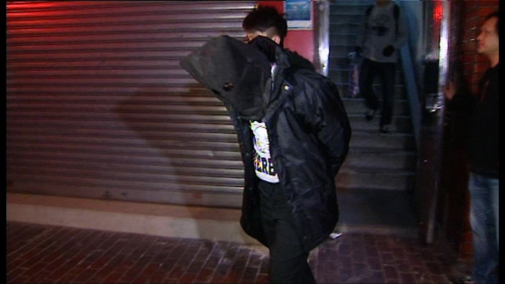 警方深水埗拘一漢檢冰毒