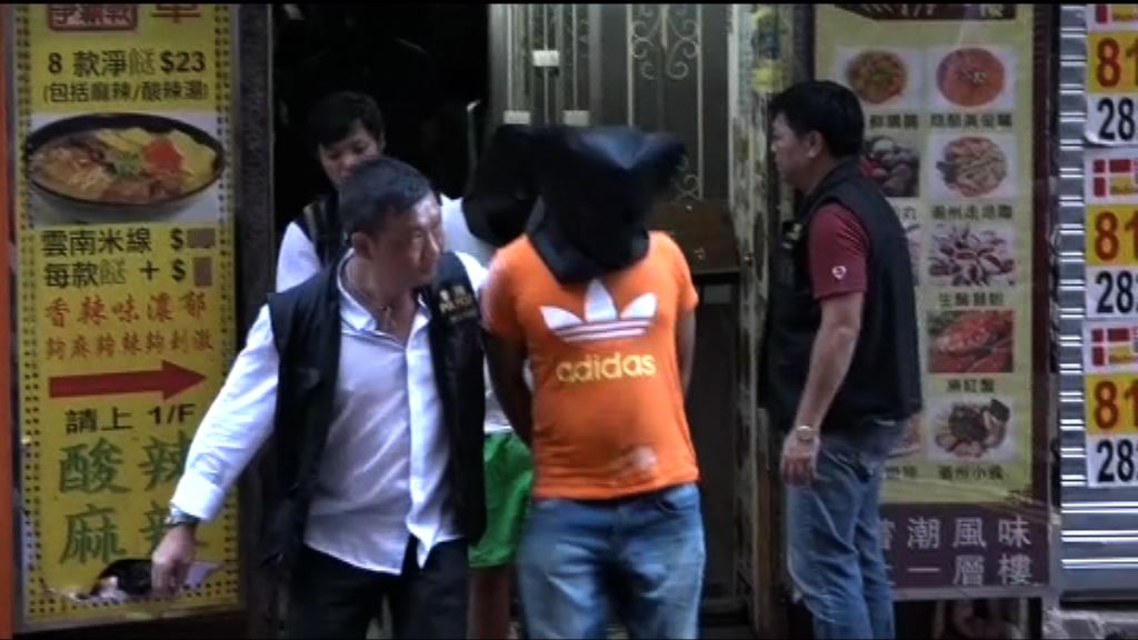 警方拘七印度籍男子　檢毒品約值13萬