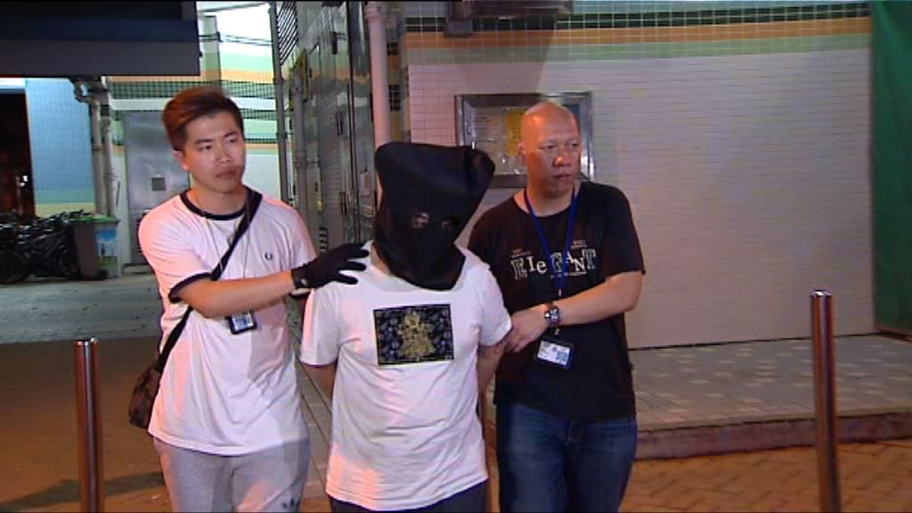 警方天水圍破公屋毒窟拘一漢