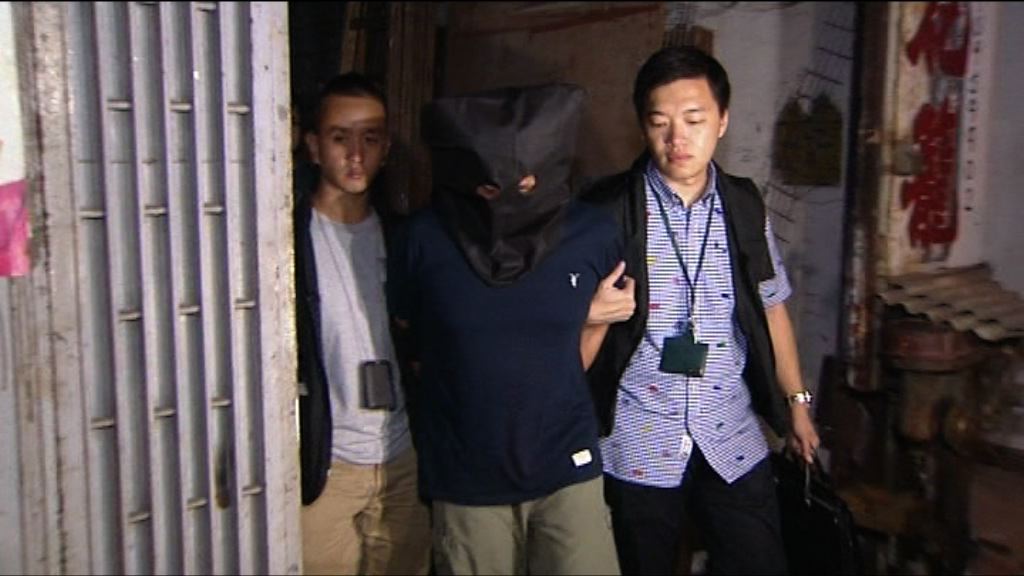 警西九龍掃毒拘十四人