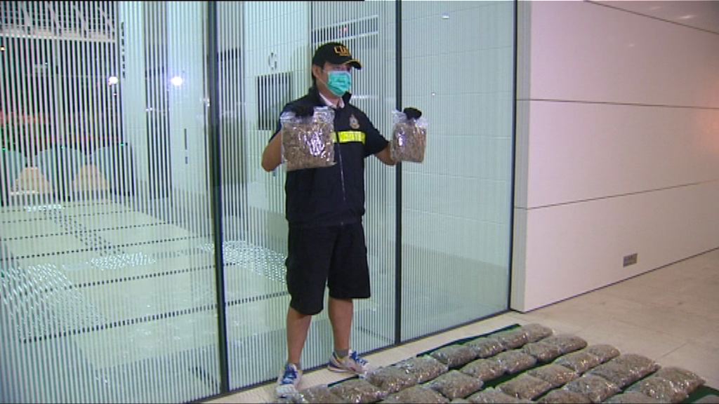 兩漢涉販運26公斤大麻花被捕