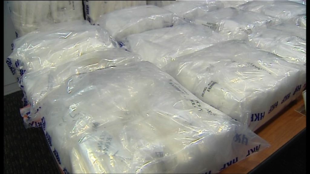 警方檢約值六千萬元毒品拘兩人