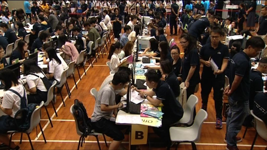 職訓局收生中心人山人海