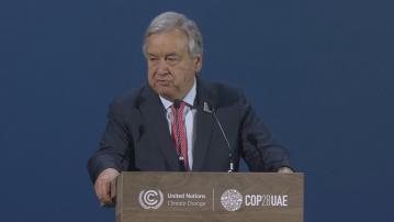 聯合國氣候峰會召開 古特雷斯指人類必須全面停止使用化石燃料