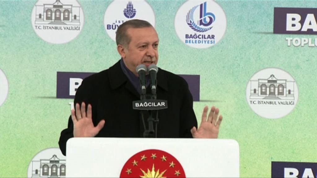 埃爾多安斥荷蘭是納粹餘孽