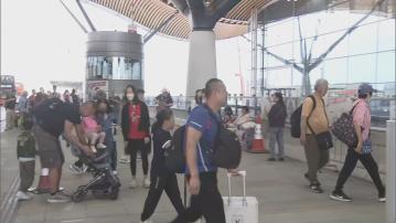 復活節長假第二日 各口岸續見出境人潮