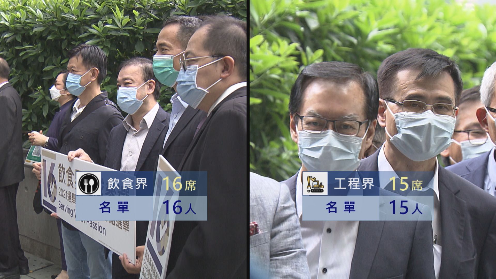 選委會選舉首日報名　多個界別協調名單與議席數目相同