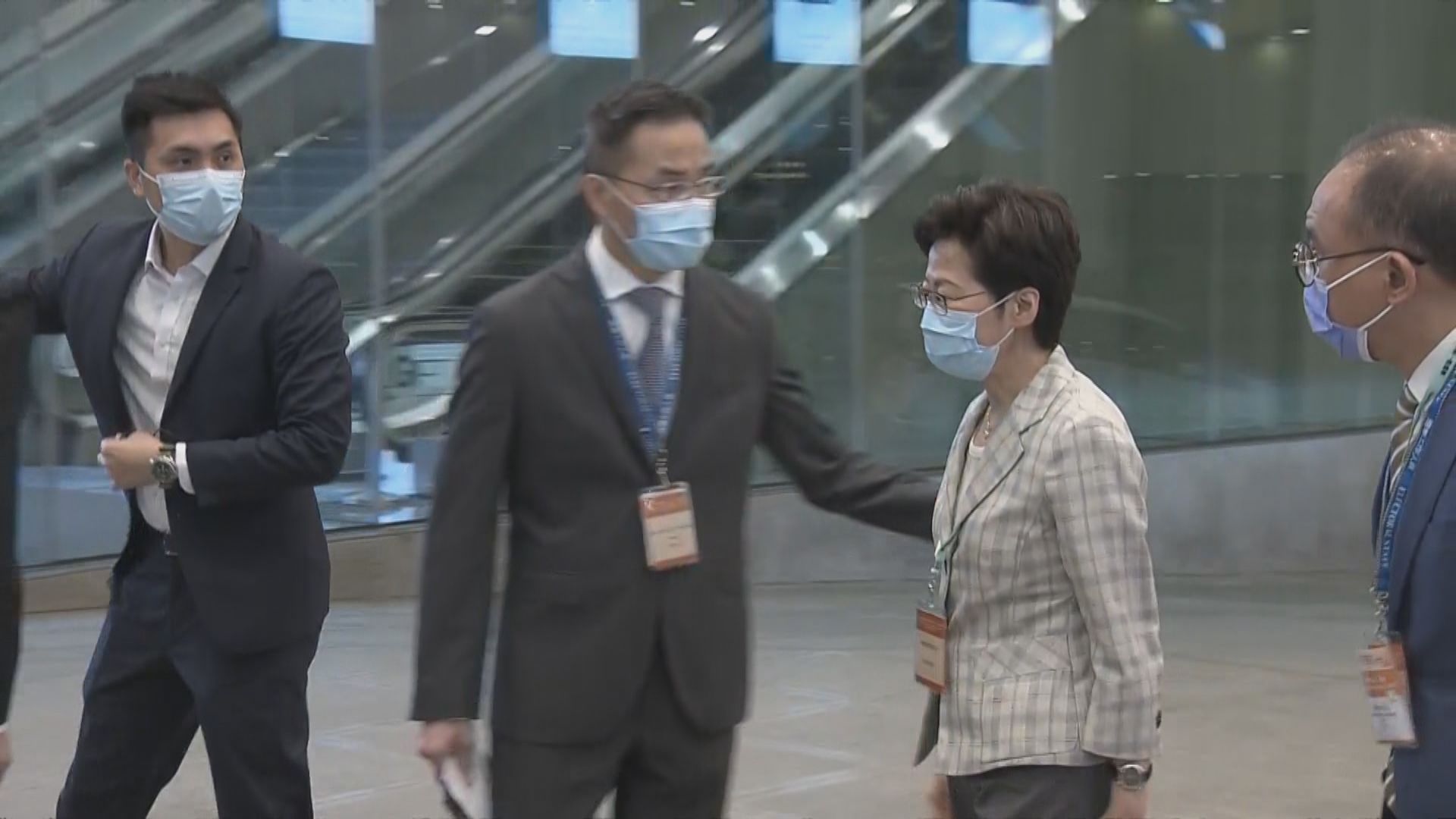 林鄭：周六獲副總理韓正接見　期間無談及連任問題