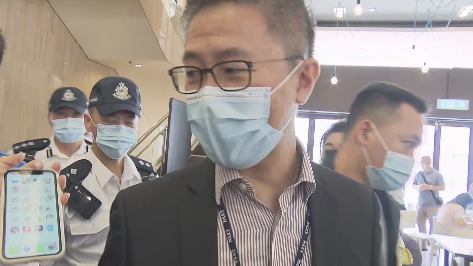 【選委會選舉】被問到警力是否過多　蕭澤頤：為保障市民安全