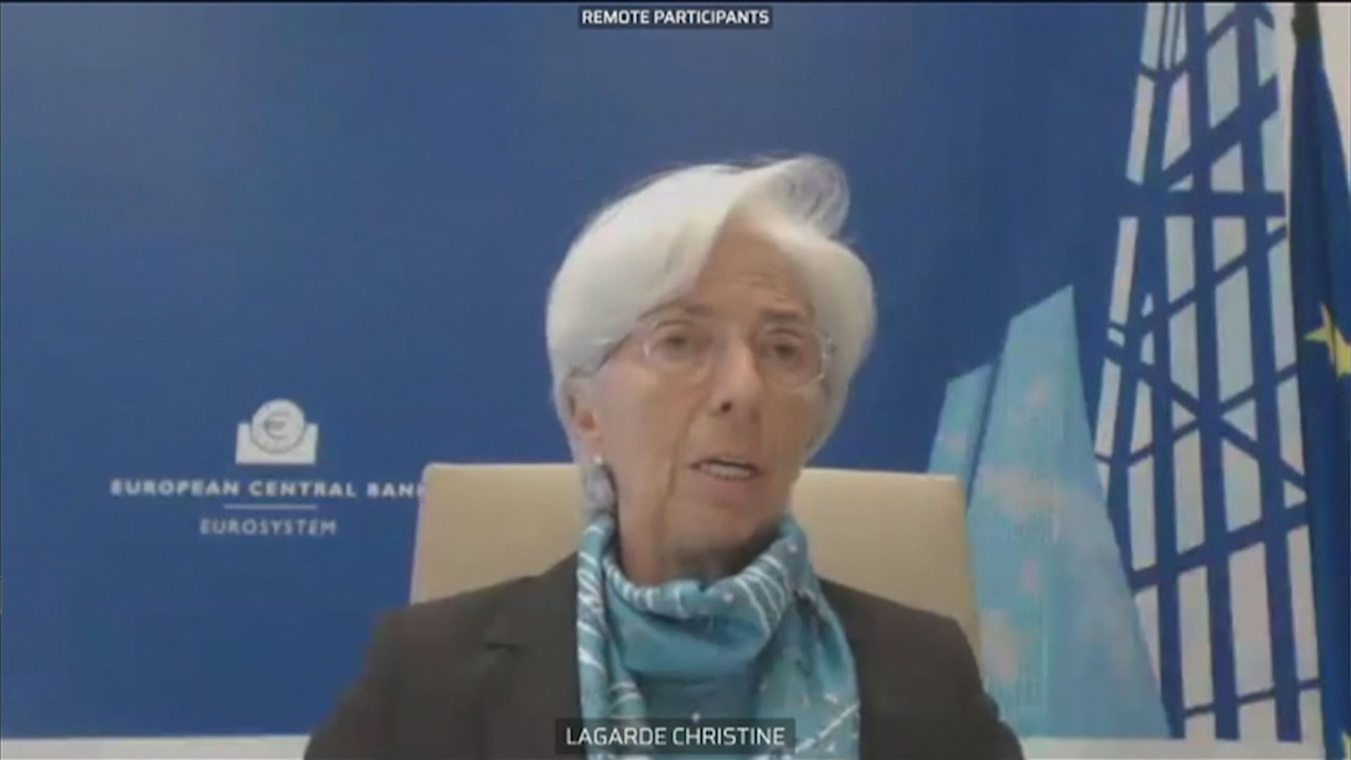 拉加德：歐央行非常規措施阻止歐元區經濟陷衰退和通縮