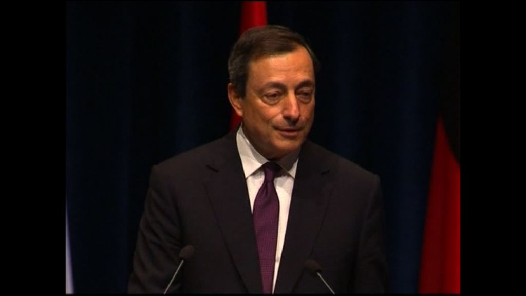 德拉吉：歐元區經濟前景面臨更大下行風險