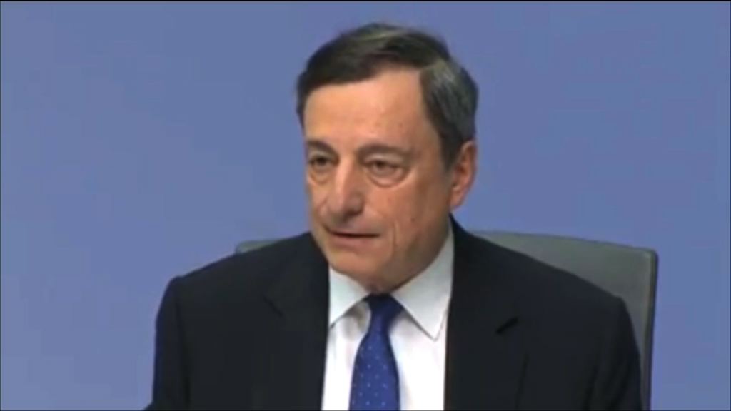 【通縮風險消退】德拉吉：再減息機會下降