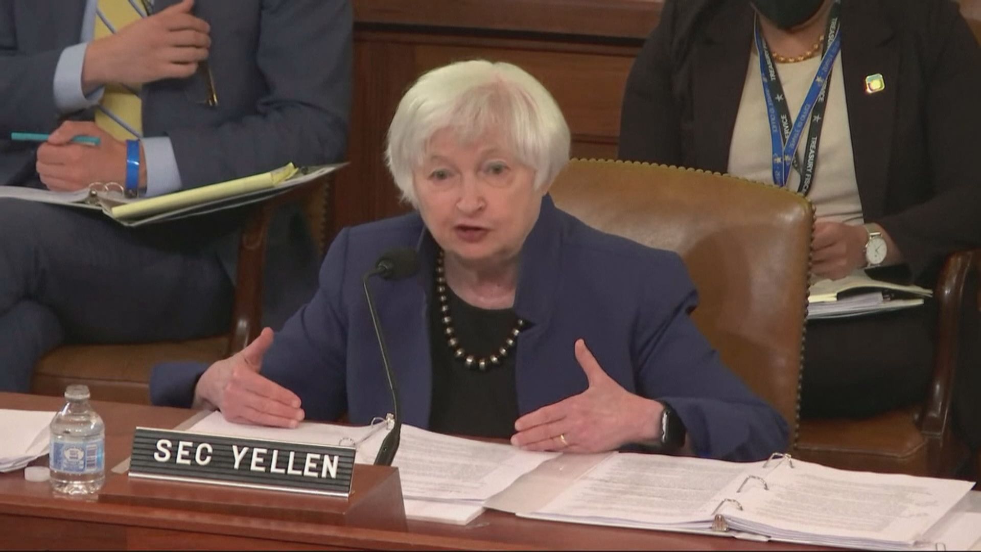 美財長耶倫不預期美國將陷入衰退